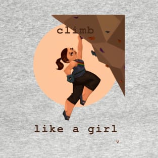 Climb Like a Girl T-Shirt